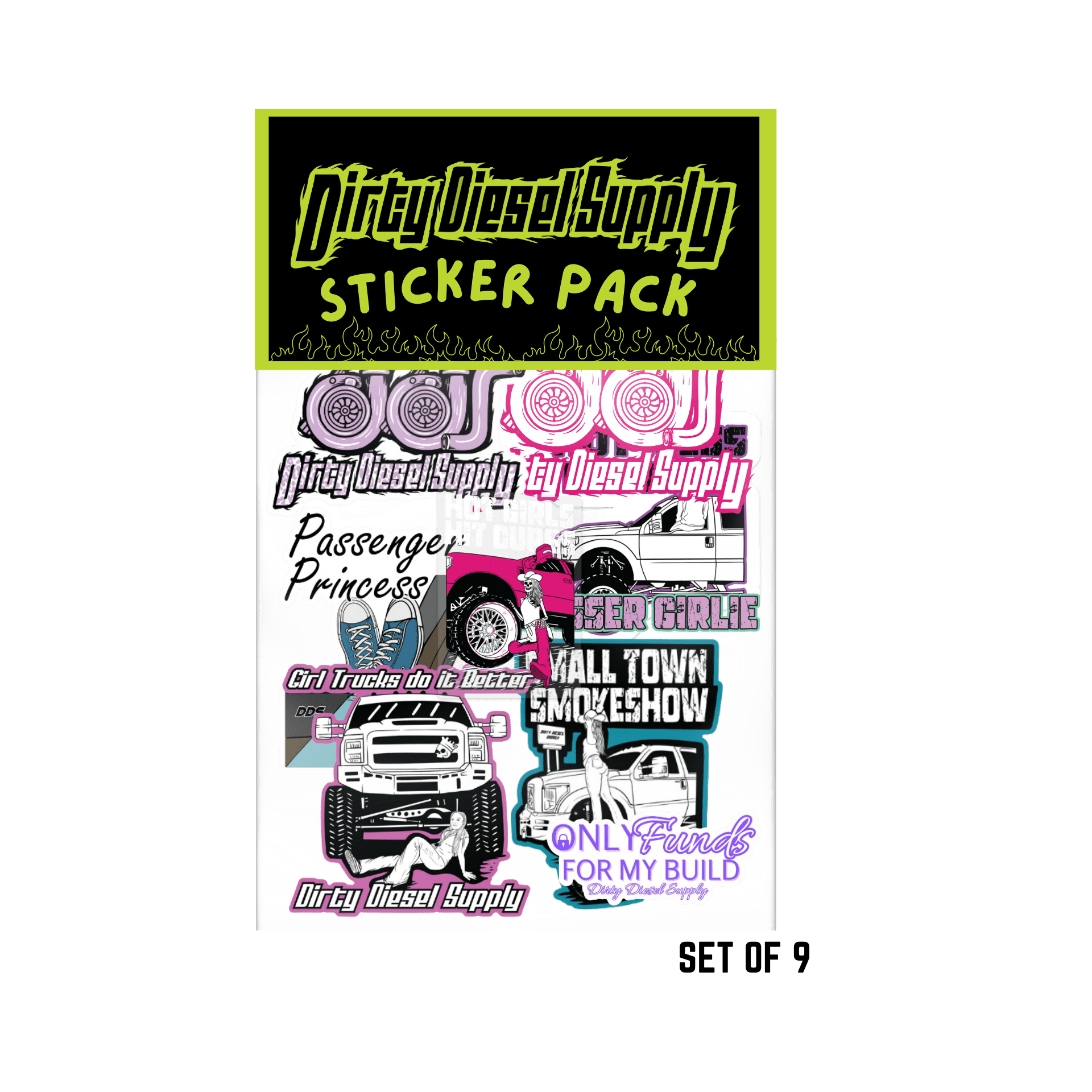 Girly Sticker Pack