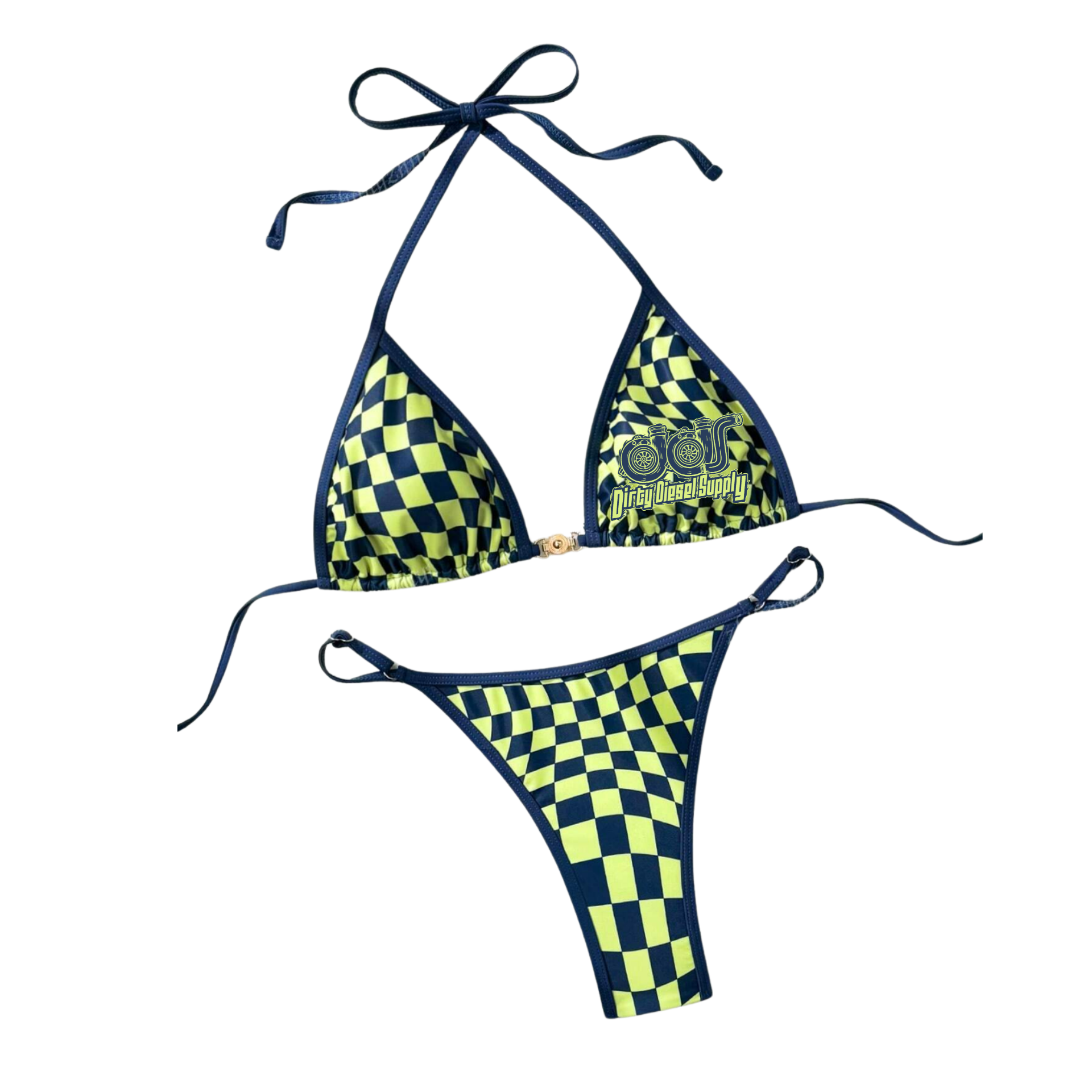 Checkered Bikini Set