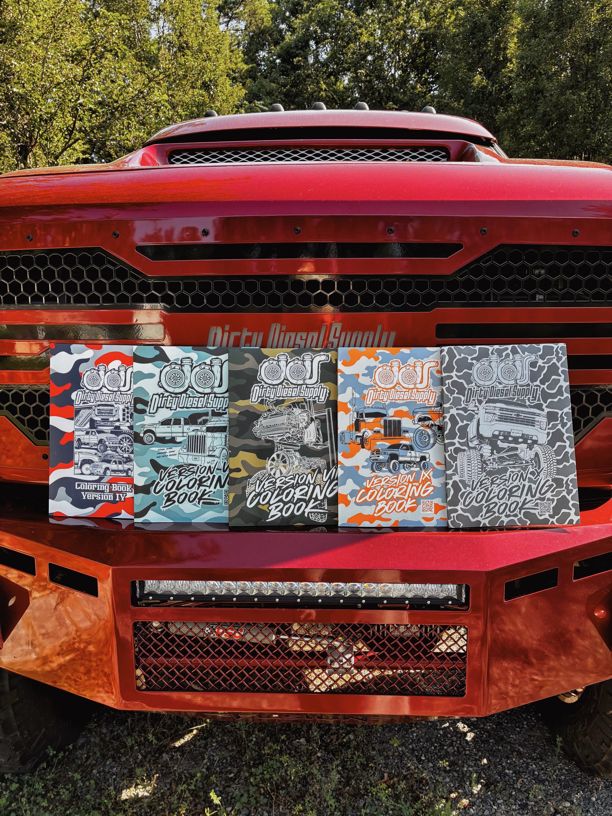 Set of 5 Truck Coloring Books