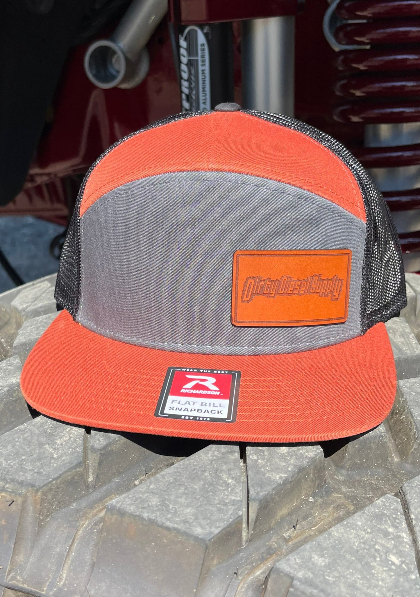 Leather Patch Flatbill Hats