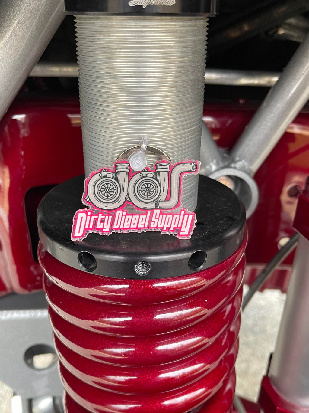 Pink Turbo Keychain