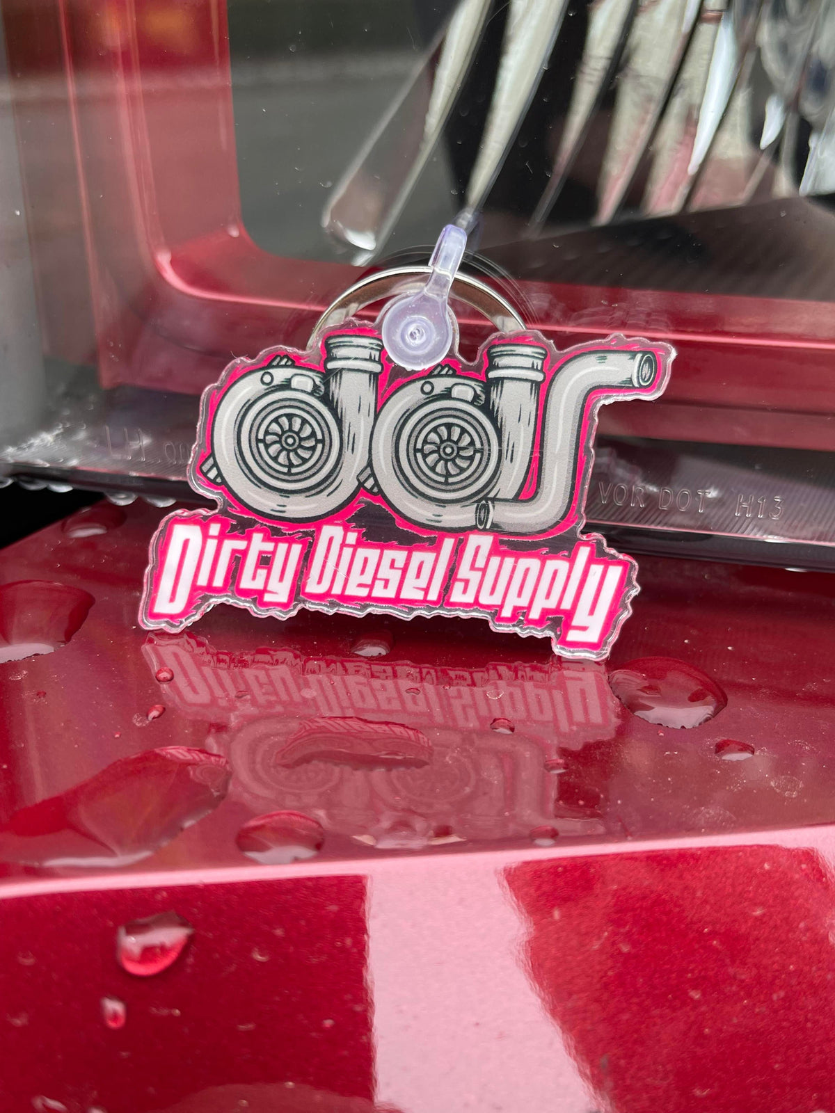 Deisel Turbo Key Chain DDS Turbo Acrylic Keychain – Dirty Diesel Supply