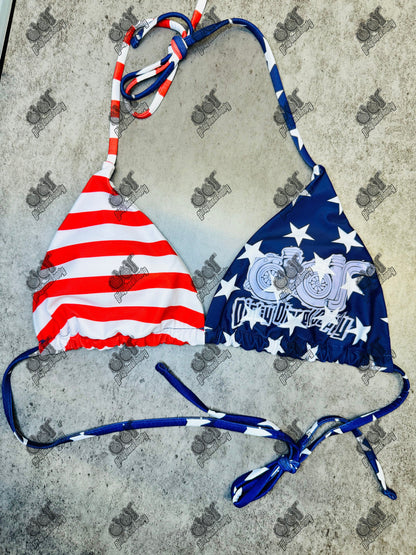 Patriotic Turbo Bikini Set