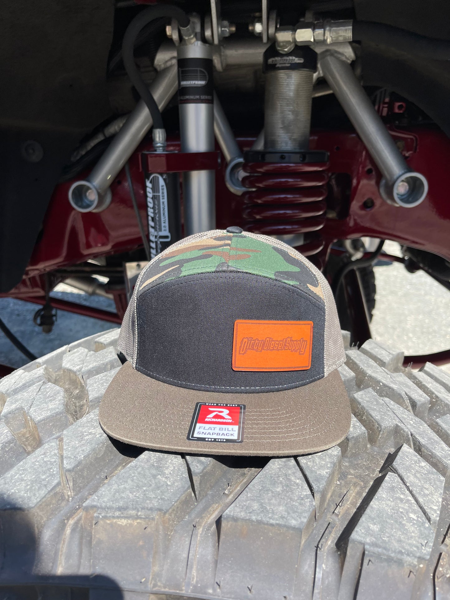 Leather Patch Flatbill Hats