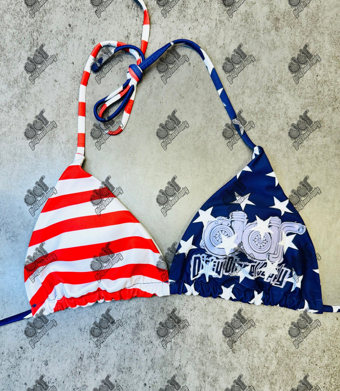 Patriotic Turbo Bikini Set