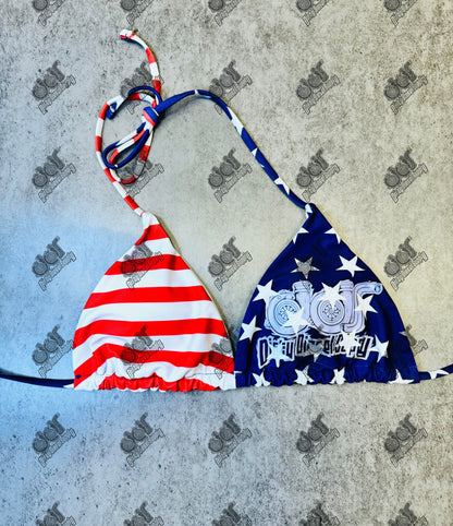 Patriotic Turbo Bikini Set