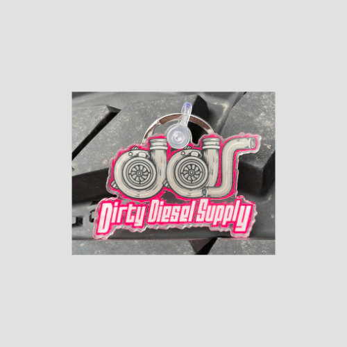 Pink Turbo Keychain