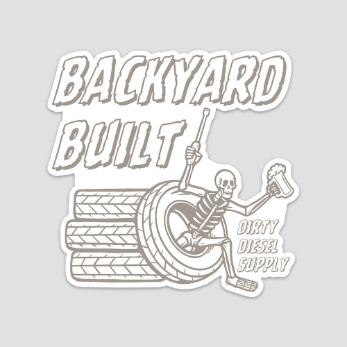 Backyard Built Sticker