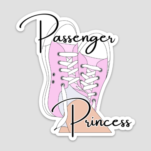 Pink Passenger Princess Sticker