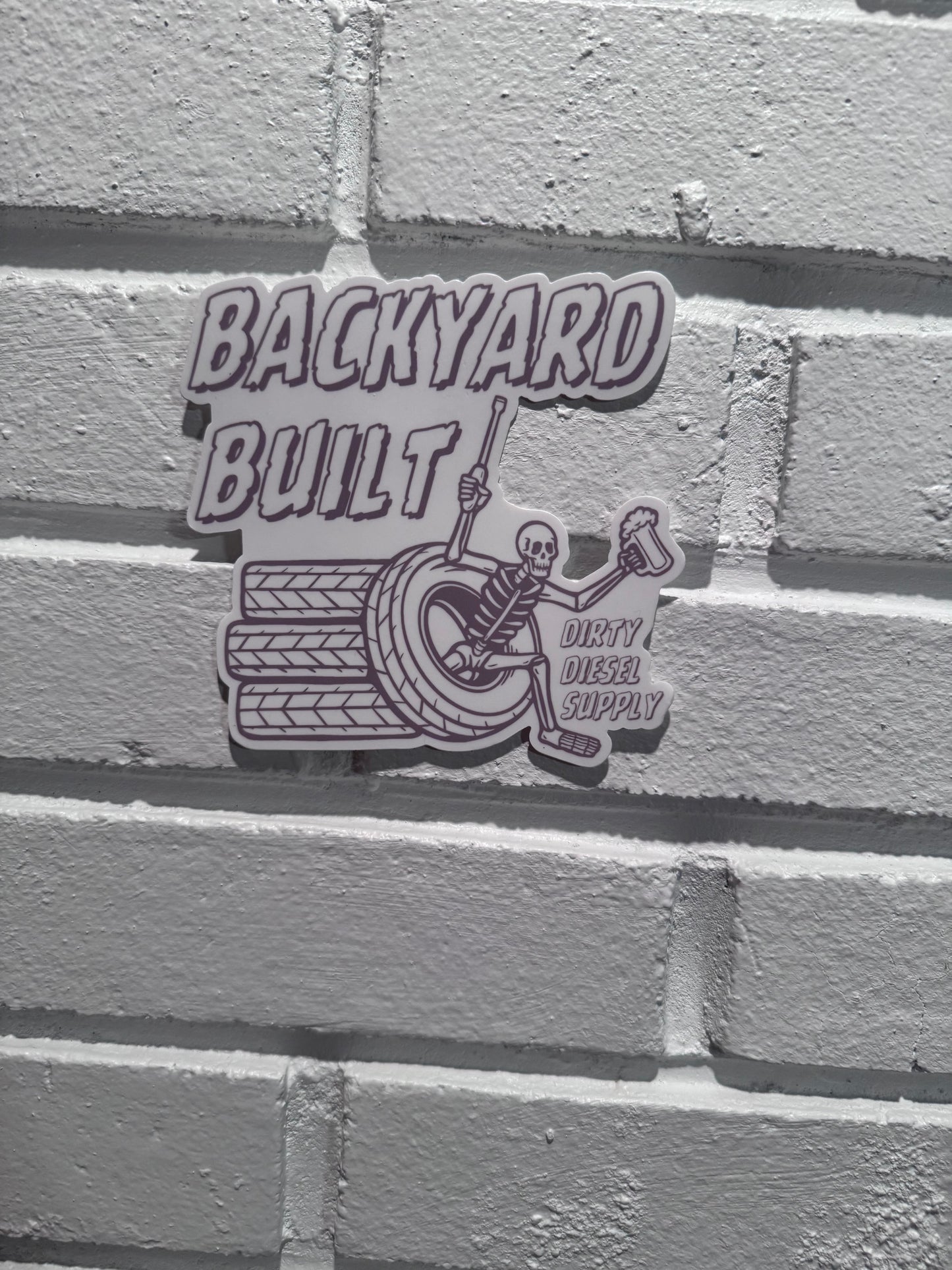 Backyard Built Sticker
