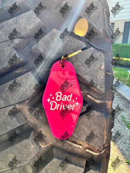 Bad Driver Keychain