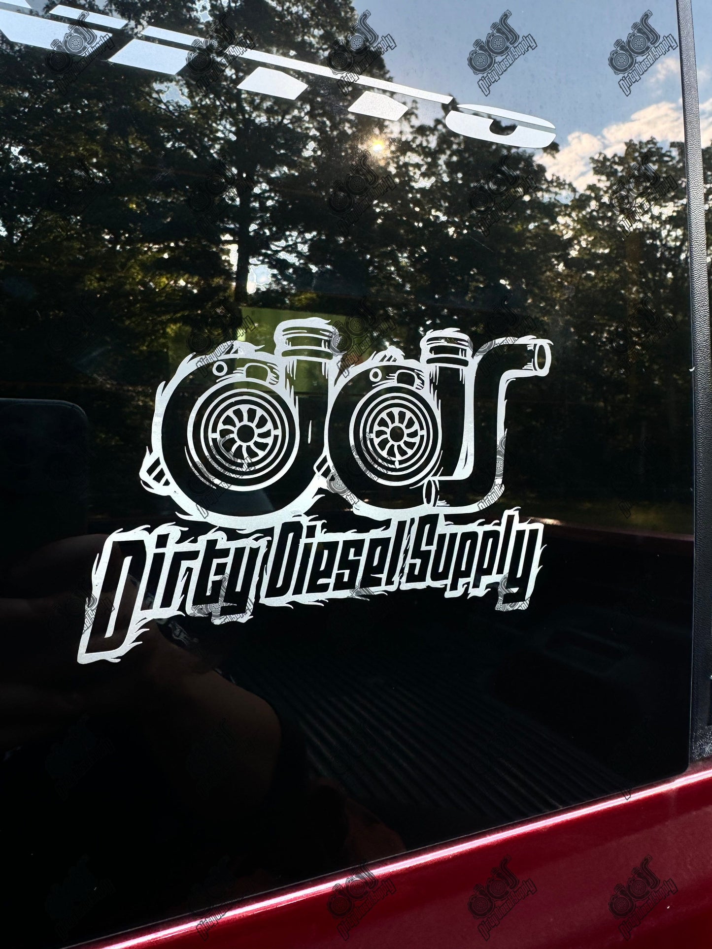 Turbo Vinyl Window Decals