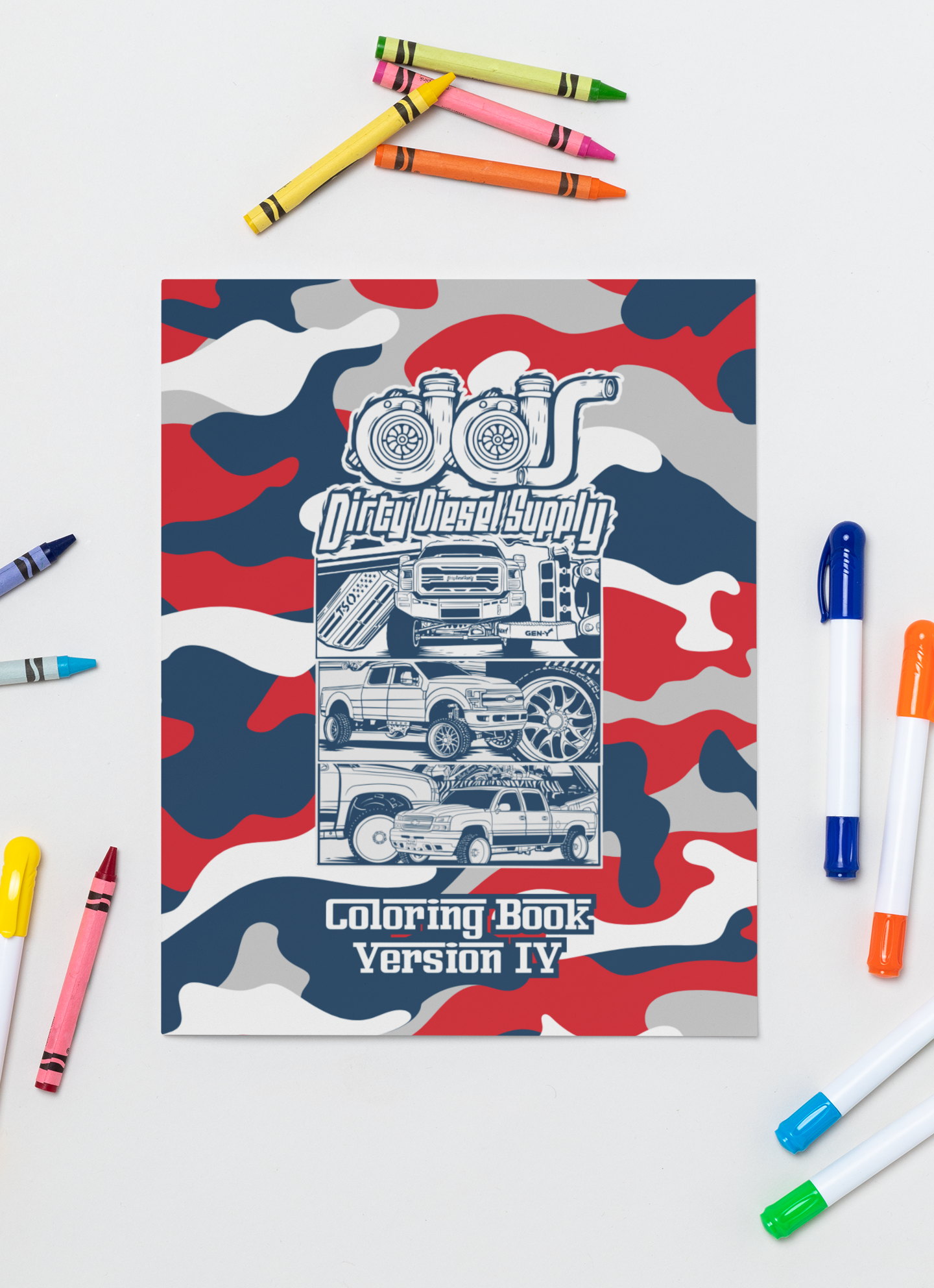 Dirty Diesel Supply Coloring Book V4