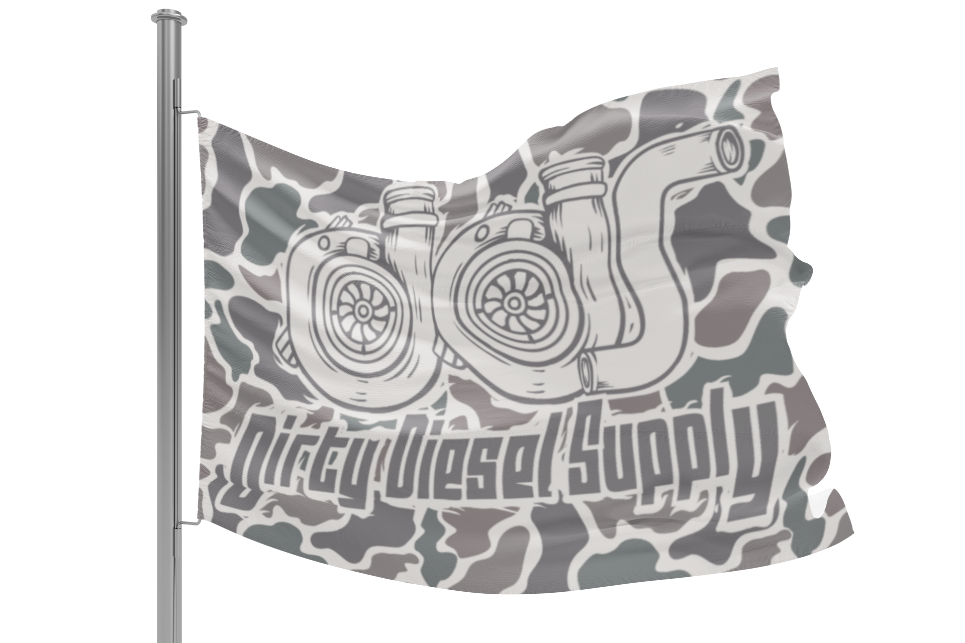 Duck Camo Flag