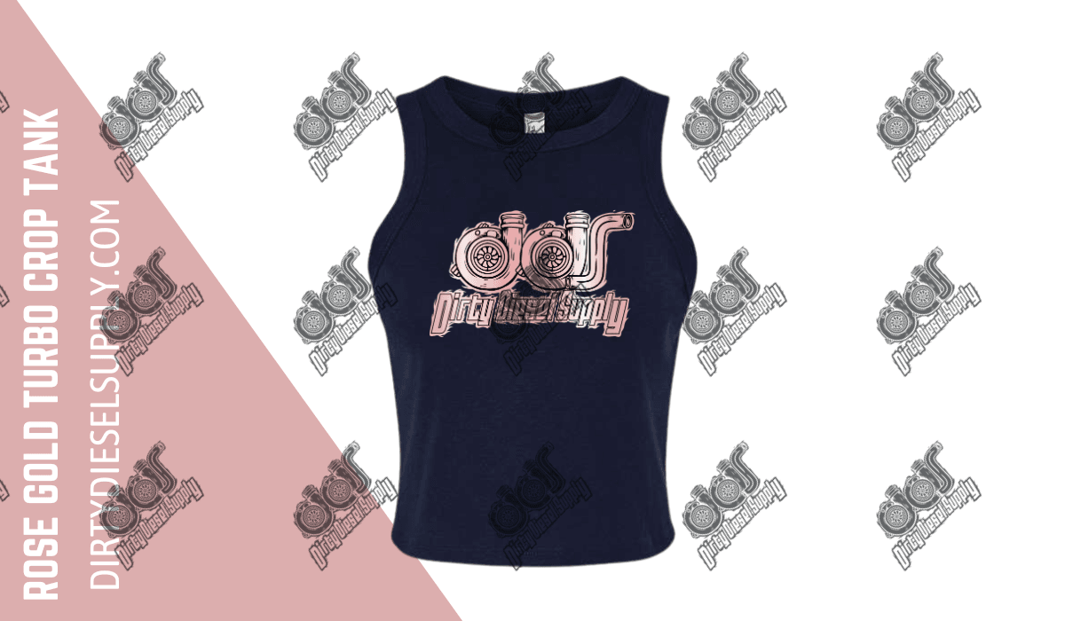 Rose Gold Turbo Crop Tank