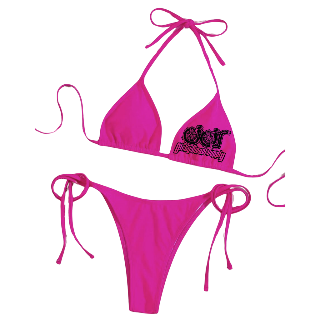 Hot Pink Turbo Bikini Set