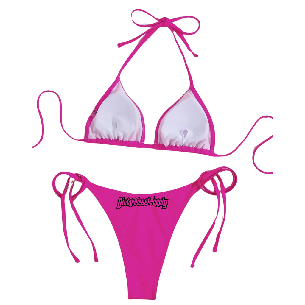 Hot Pink Turbo Bikini Set