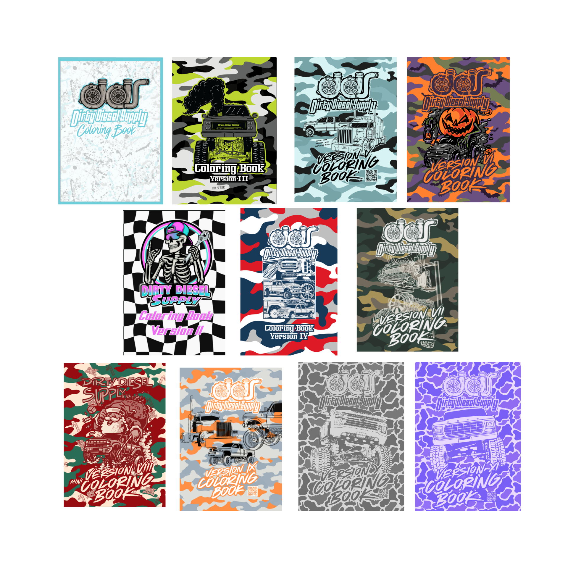 Coloring Book Collection V1-11