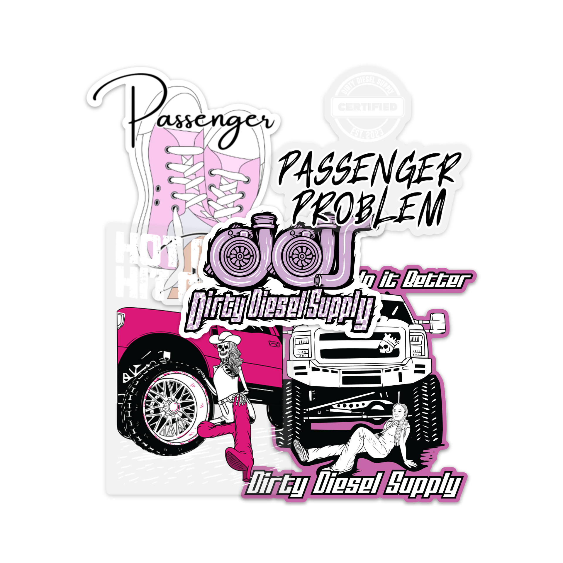 Pink Girly Sticker Pack