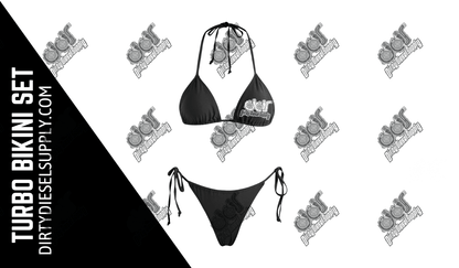 Black Turbo Bikini Set