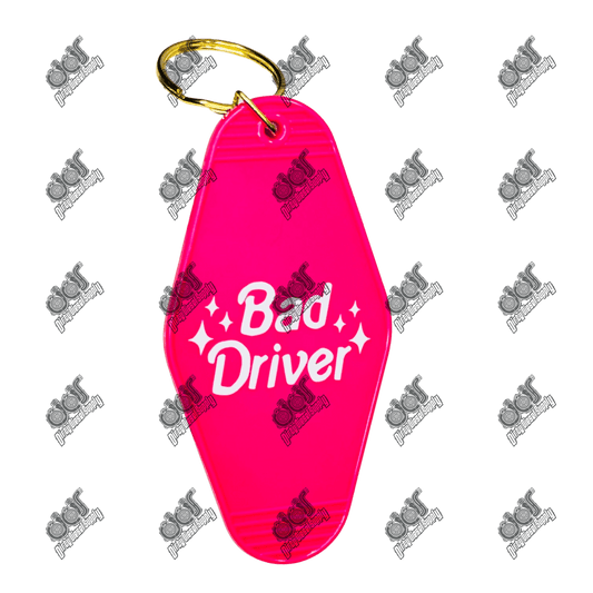 Bad Driver Keychain