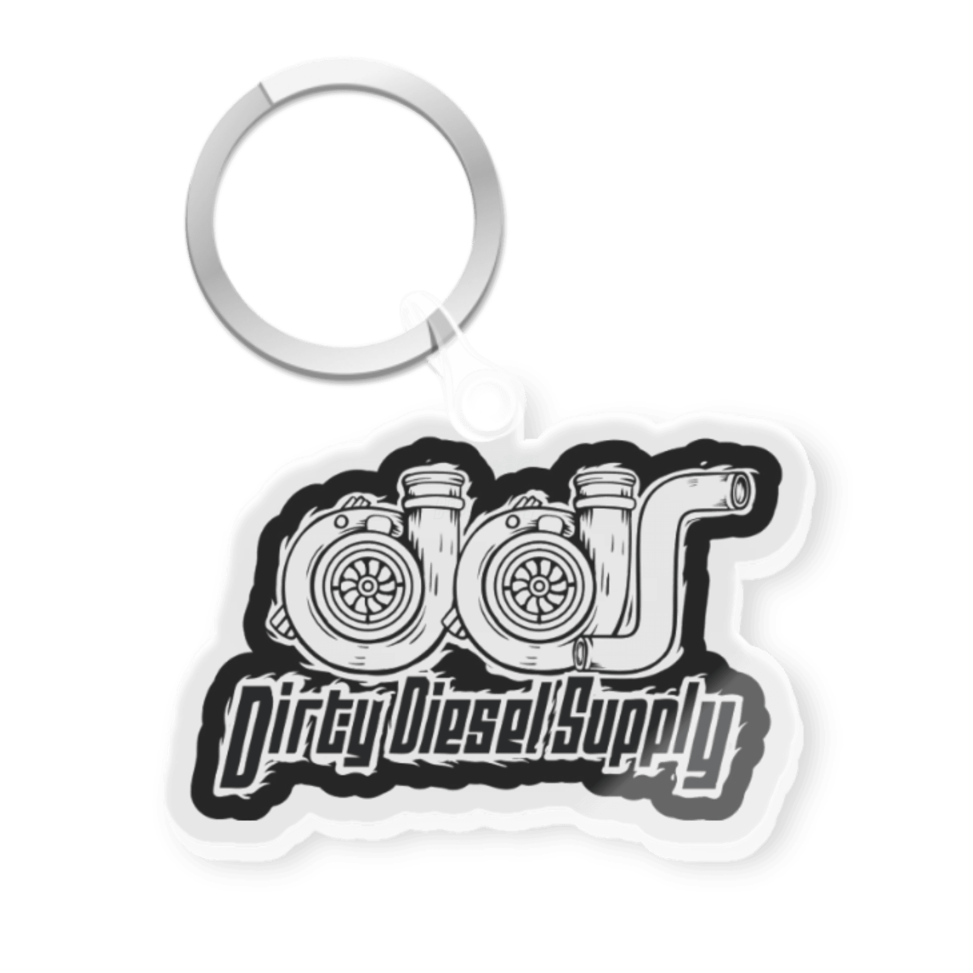 Deisel Turbo Key Chain Black Turbo Keychain – Dirty Diesel Supply