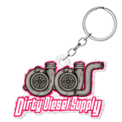 Pink Turbo Keychain