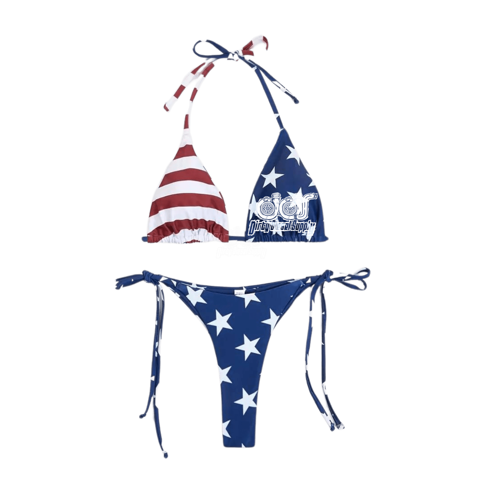 Patriotic Turbo Bikini Set