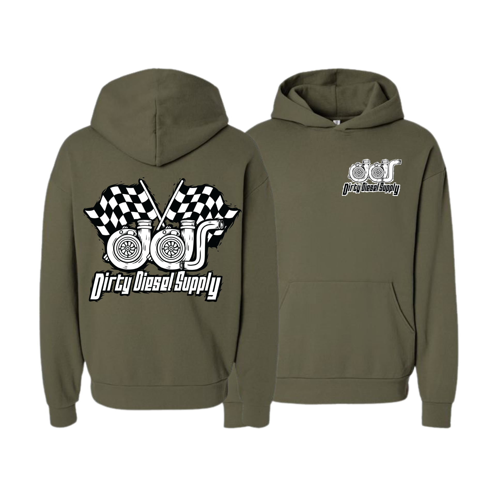 Checkered Turbo Hoodie