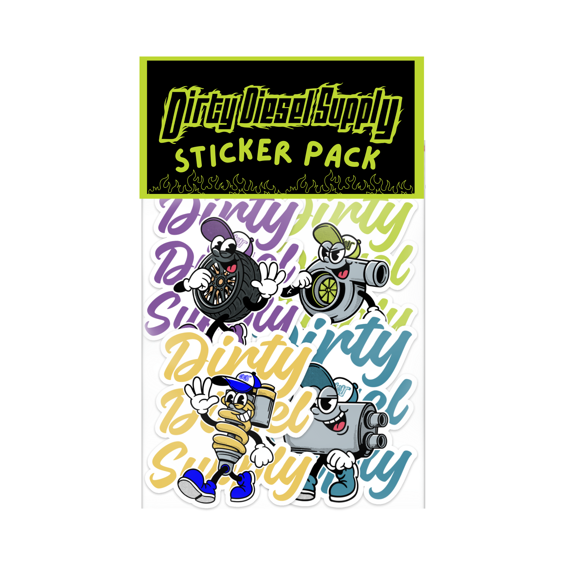 Cartoon Sticker Pack