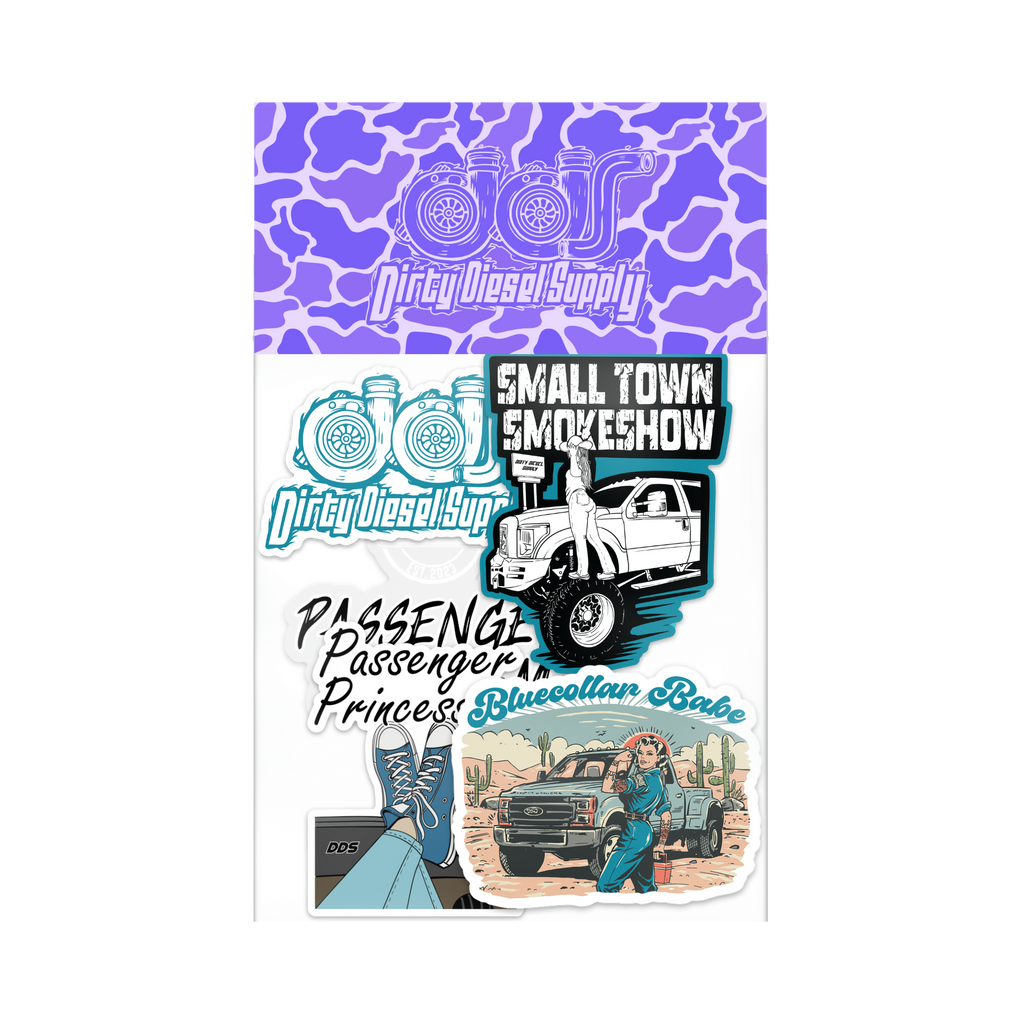 Teal Girly Sticker Pack