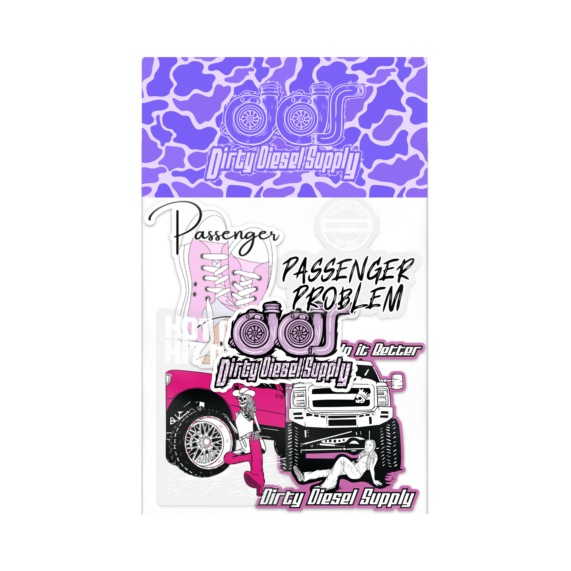 Pink Girly Sticker Pack