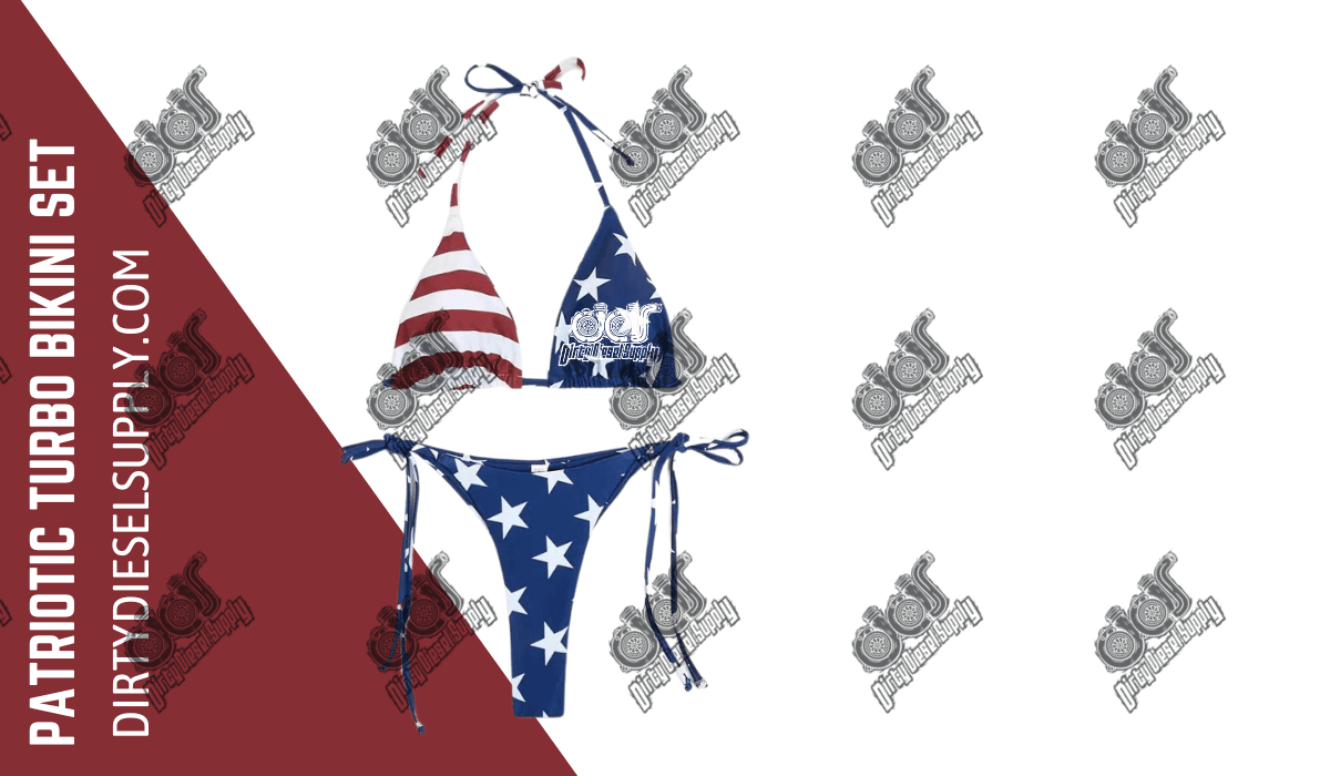 Patriotic Turbo Bikini Set