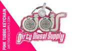 Pink Turbo Keychain