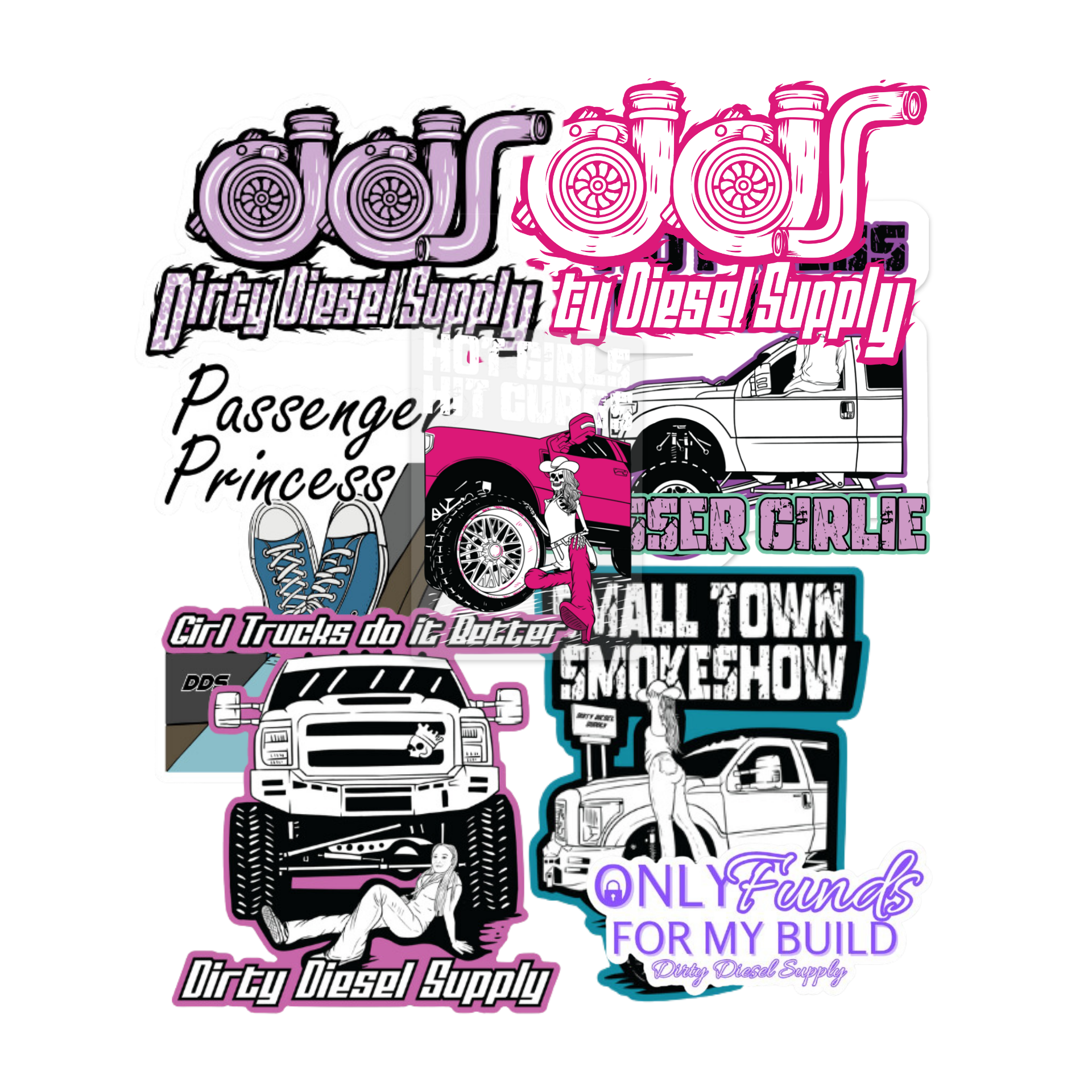 Girly Sticker Pack