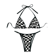 Checkered Bikini Set