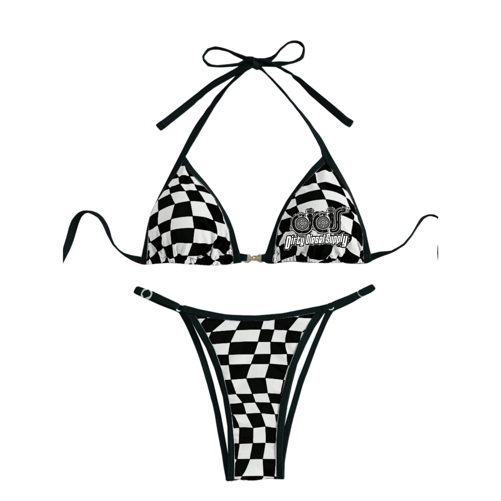 Checkered Bikini Set