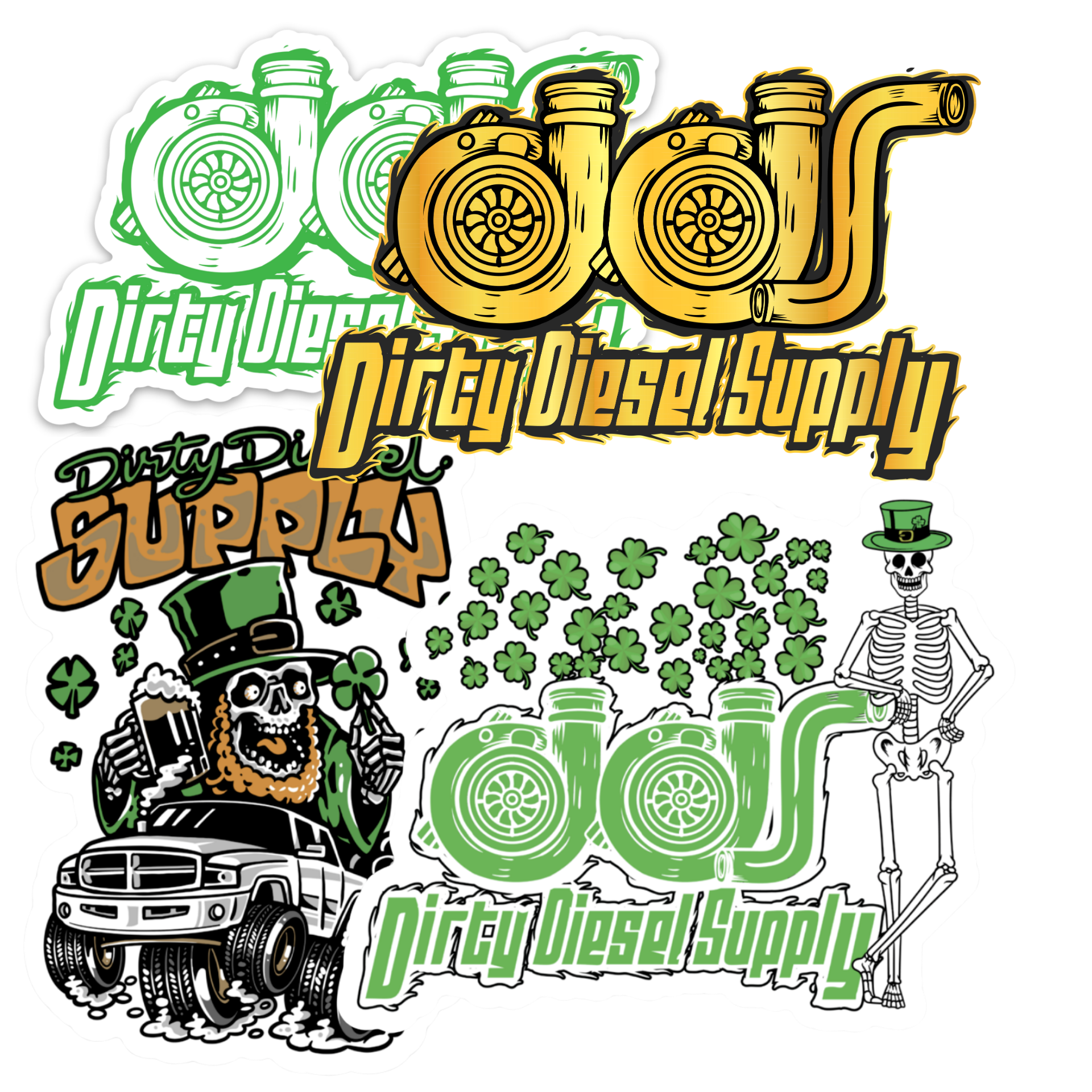 Irish Goodbye Sticker Pack